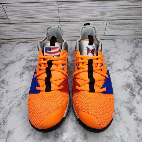 Nike Paul George PG 3 NASA GS Size 7Y CI8973-800 Gently Used Hang Tag not inc - Picture 4 of 9